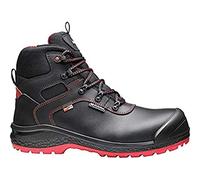 Base Protection, Be-Dry Low Chaussure de Sécurité pour Hommes, Noir et Rouge, Taille 47