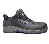 Base Protection, Be-Joy Chaussure de Sécurité pour Hommes et Femmes, Gris et Bleu, Taille 36