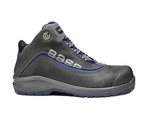 Base Protection, Be-Joy Top Botte de Sécurité pour Hommes, Gris et Bleu, Taille 41