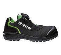 Base Protection, Be-Ready Esd Chaussure de Sécurité pour Hommes et Femmes, Noir et Vert, Taille 42
