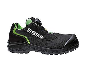 Base Protection, Be-Ready Esd Chaussure de Sécurité pour Hommes et Femmes, Noir et Vert, Taille 50