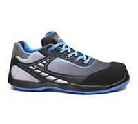 Base Protection, Bowling Chaussure de Sécurité pour Hommes et Femmes, Noir et Bleu, Taille 44