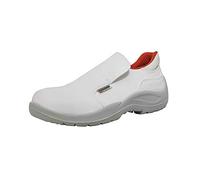 Base Protection, Cloro Chaussure de Sécurité pour Hommes et Femmes, Blanc et Orange, Taille 43