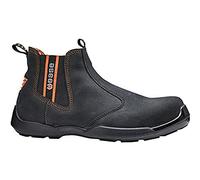 Base Protection Botte de sécurité Dealer pour hommes Noir et orange Taille 42
