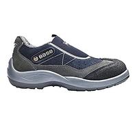 Base Protection, Mechanic Chaussure de Sécurité pour Hommes et Femmes, Gris et Bleu, Taille 48