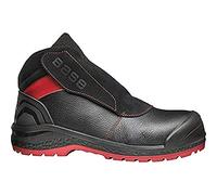 Base Protection, Sparkle Botte de Sécurité pour Hommes, Noir et Rouge, Taille 40