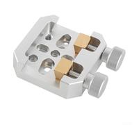 Base Queue d'Aronte Télescope Équatorial Aluminium | Alliage aluminium pour robuste, léger 431g, fixation double boulon, compatible monture équatoriale(silver)