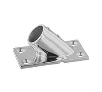 Base Rectangulaire 316 pour Garde-Corps 22mm Base Rectangulaire(45°) | Acier 316 , résistance , idéal eau salée, finition lisse, durabilité maximale