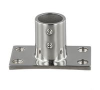 Base Rectangulaire 316 pour Garde-Corps 22mm Base Rectangulaire(90°) | Acier 316 , résistance , idéal eau salée, finition lisse, durabilité maximale