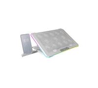 Support ventilé - Mars Gaming - MNBC13W RGB - 17"" max - Refroidissement optimal - Design compact