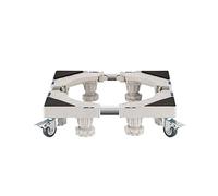Base réglable et mobile avec roulettes machine à laver et réfrigérateur Support longueur/largeur 40-65cm Distributeur Automatique Chariot lave-vaisselles fours Stent (8 legs 4 wheels)
