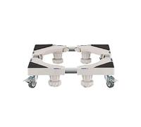 Base réglable et mobile avec roulettes machine à laver et réfrigérateur Support longueur/largeur 40-65cm Distributeur Automatique Chariot lave-vaisselles fours Stent (4 legs 4 wheels)