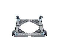 Base réglable pour machine à laver Base de support pour machine à laver Chariot de réfrigérateur mobile Longueur/largeur réglable 47-70 cm Sèche-linge et support à roulettes pour déplacer le