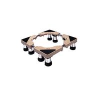 Base réglable pour machine à laver Base multifonctionnelle pour machine à laver Support de base de sèche-linge réglable Longueur 45-66 cm Largeur 43-64 cm Support de base de machine pour cui