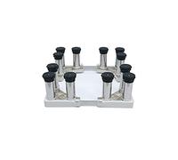 Base réglable pour machine à laver Base réglable avec 4/8/12 pieds Base de machine à laver 18-21 cm pour éviter les rayures Support renforcé Largeur/longueur 42-70 cm Support à rouleaux pour