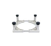Base réglable pour machine à laver Base réglable avec 4/8/12 pieds Base de machine à laver 18-21 cm pour éviter les rayures Support renforcé Largeur/longueur 42-70 cm Support à rouleaux pour