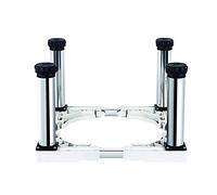 Base réglable pour machine à laver Base réglable sous le comptoir Largeur/longueur 40-65 cm Support de support robuste 4/8/12 pieds Support à effet de réduction - 400 kg