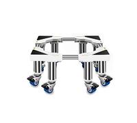 Base réglable pour machine à laver Base universelle pour machine à laver avec roulettes Chariot réglable Support de base extensible pour réfrigérateur et congélateur Support facile à déplace