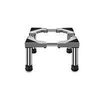 Base réglable pour machine à laver Réfrigérateur Base de machine à laver Rehaussement Support réglable pour sèche-linge Longueur/largeur réglable 45-65 cm Congélateur pour éviter les rayures
