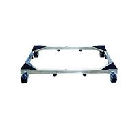 Base réglable pour machine à laver, roues pour réfrigérateur et congélateur, support robuste pour machine à laver, support d'armoire, longueur en acier inoxydable 82-125 cm, chariot pour dép