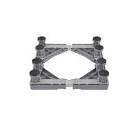 Base réglable pour machine à laver, support anti-vibration, support pour réfrigérateur, hauteur réglable 10-14 cm, support pour lave-vaisselle, longueur/largeur 47-70 cm