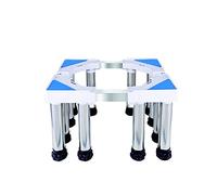 Base réglable pour machine à laver Support robuste pour machine à laver Base réglable pour réfrigérateur-congélateur Longueur 40-74 cm Largeur 48-66 cm Support de support de rehaussement pou