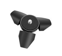 Base rétractable automatique en aluminium pour appareil photo - Support de bureau portable avec filetage 1/4 pour trépieds, lumières et matériel de photographie