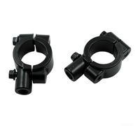 Base Rétroviseur Aluminium CNC Anti-Vibration 22mm(Black 10MM)