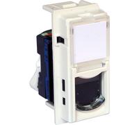 Base RJ45 CAT6 UTP 1 module BTicino Living Now K_4279C6 Sable