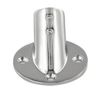 Base ronde de 22 mm pour main courante en acier inoxydable pour une sécurité accrue sur les navires marins et des mises à niveau faciles (30°)