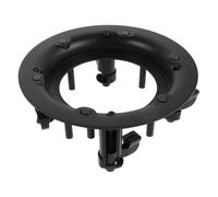 Base Ronde de Grille pour Haut-Parleur de Plafond Encastré, Plastique Noir | Montage Facile, Ajustement Précis, pour Systèmes Surround et Enceintes de Plafond, Accessoire Discret