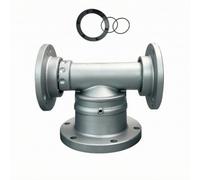 Base Rotative Lance à Eau avec Joints, Style to 2 | Finition Métallique Usinée, Anti-Fuite, Raccord à pour Camion-Citerne