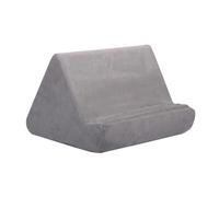 Base souple pour ordinateur portable, repose-livre portable, fente avec tissu polaire, station d'accueil réglable pour tablette en mousse, cale d'ordinateur légère avec style moderne, support mobile p