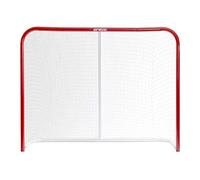 Base Streethockeytor 54" streethockey (137 x 112 x 51 cm) I Pliable extérieure Cadre en métal Jardin I Porte pour balles Pucks I Entraînement de Hockey sur Rue Jeunesse Unisexe, Rouge