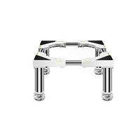 Base Support de Réfrigérateur Réglable Longueur/Largeur 45-65cm Socle de machine à laver pour Faciliter Drainage et Élever Plateau Support Réduction du Bruit Antichoc (4Pieds)