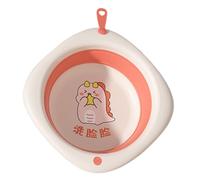 Basé sur le lavage - Bac de lavage pliable | Récipient ménager ouvert multifonction, sauvetage de la pièce rétractable, lanière portable, design de salle de bain, bol robuste pour le bassin