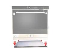 Base surélevée pour cuisinière robuste, tapis de nivellement en acier inoxydable pour comptoir de cuisine, réglable de 2 à 11 cm, pas de montage nécessaire