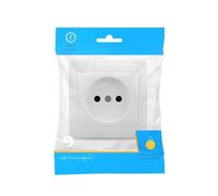 Base surface 16A 250V - Connexion pour installations électriques, support pour montage mural, capacité de 16 ampères et 250 volts.