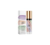 Base Teint Correctrice 3 Couleurs 40g, Crème Solaire Isolante Anti-UV, Unifie le Teint, Imperméable à la Sueur, Protection Solaire Quotidienne, Corrige Rougeurs et Taches, Primer Multifonction Visage