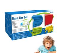 Base Ten Blocks - Math Learning Set for Tens Hundreds Thousands, Hands On N