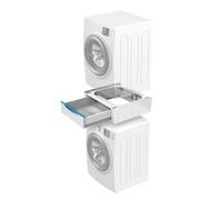 Meliconi Kit de superposition TORRE EXTRA avec tiroir coulissant pour lave-linge et sèche-linge