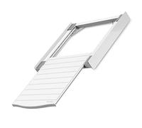 Meliconi Base Torre Square L60 - Kit d'empilage avec étagère coulissante Blanc G