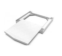 Meliconi Kit d'empilage Base Torre Square L60 universel, étagère coulissante, Blanc 60 cm