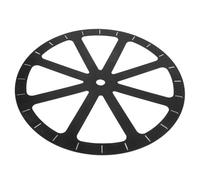 Base Tournante Ronde pour Miroir, Plateau Rotatif en Plastique Noir | Présentoir Rotatif, Usage Maison ou Centre Commercial, Design Simple et Finition Élégante, Rotation 360 Degrés