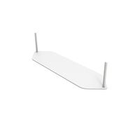 Base transversale pour panneau-écran acoustique latéral L. 60 cm - Alu