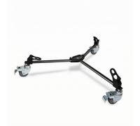 Base Trépied à Roues avec Trois roulettes Pivotantes en Aluminium pour Équipement Photographique Support Mobile Robuste avec Verrouillage Convient pour Travail et Reportage