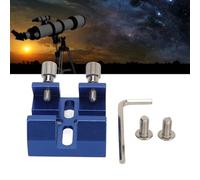Base Universelle en Queue d'aronde pour Chercheur, Base en Queue d'aronde en Alliage D'aluminium avec 2 Verrous à Vis Moletée, Vis M4, Support de Montage pour Télescope Optique