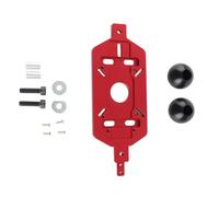 Base universelle pour défonceuse en alliage d’aluminium avec double poignée, plaque de support guide pour défonceuse à bois, adaptée au découpage, au fraisage et à la réalisation