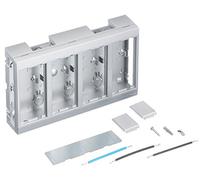 BASE Y MARCO PARA CAJA DE PARED SUPERFICIE CIMA PRO DE 4 MÓD