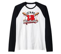 Baseball 13ème anniversaire garçon 13 ans Awesome Funny Kids Manche Raglan